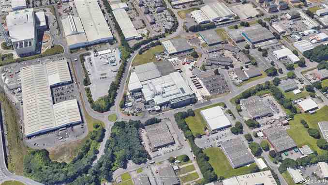 Google earth - Cardiff - Princes foods
