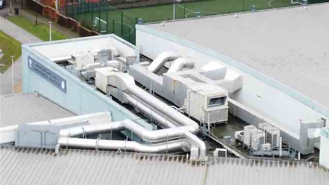 Merthyr leisure centre footage