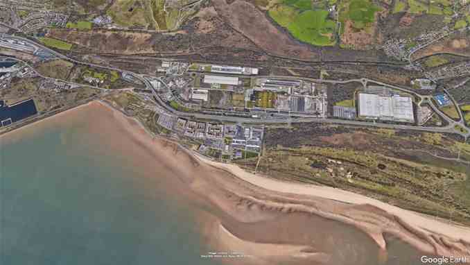 Google Earth - Swansea - University bay campus